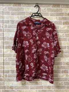 PURITAN 花柄 半袖アロハシャツ L