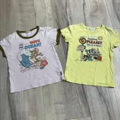 ANGEL BLUE イエロー Tシャツ miniK ピンクTシャツ