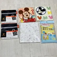 ベビー用品5点セット（肌着・おむつ替えシート・ハンドタオル・メッシュポーチ）