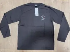 メンズ アニマルプリント ロングスリーブTシャツ ネイビー LL