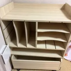 手渡し限定　子ども用収納ラック ナチュラルウッド