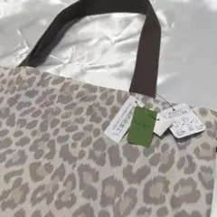 新品 KateSpade レオパード エコバッグ