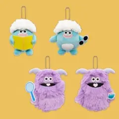 ホイッピ＆ラッピ マスコットキーチェーン 4種コンプリート
