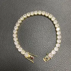 t-ace着用‼︎ 18k gp 手錠 ブレスレット ゴールド アバランチ t-ace着用18k gp マイアミチェーン シルバー ブレスレット
