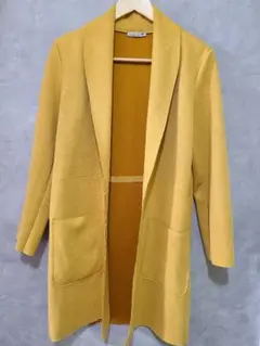 ZARA ザラ ロングコート イエロー 黄色
