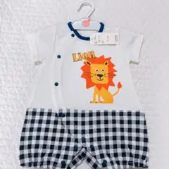値下げ　新品タグ付　男の子　ロンパース　ニシキ　半袖　50-60cm　2
