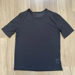 グレー　シアーTシャツ　五分袖　インナー　Lサイズ