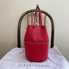 極美品(Ju0026Mデヴィッドソン)ミニ デイジー ウィズ スタッズ バケットバッグ