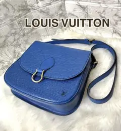 【外観美品】ルイヴィトン☆サンクルー ショルダーバッグ エピ ブルー