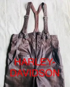 HARLEY-DAVIDSON レザーオーバーオール