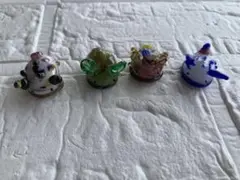 ガラスのウミウシ4匹セット　C