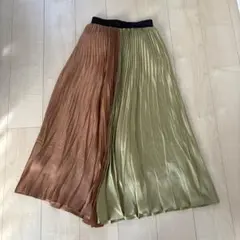 OSMOSIS 切替ランダムプリーツスカート