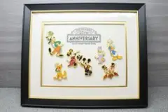 25周年記念 ディズニー ミッキー&フレンズ ピンバッジ フレーム