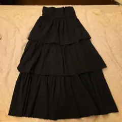 Romansual　ロマンシュアル　 ロングティアードスカート　鶴嶋乃愛
