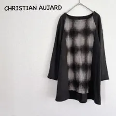 クリスチャンオジャール 長袖チュニック チェック ゆったり M