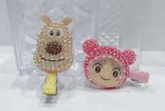 チーズ　あかちゃんマン　アンパンマン　前髪クリップ　ヘアピン　ヘアクリップ