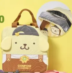 コンポーズコーヒー　サンリオ　ポムポムプリン　保温バッグ
