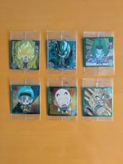 ドラゴンボール 超戦士シールウエハース超 激突の戦士たち　シール6枚セット