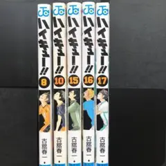 ハイキュー!! 8, 10, 15, 16, 17 5冊セット