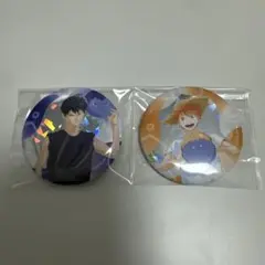 ハイキュー 缶バッジ 日向翔陽 影山飛雄