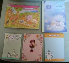 メモ帳セット とけちゃうメモ オマケメモ帳（ちいかわ、んぽちゃむ）付き
