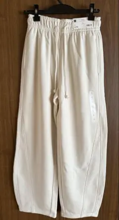 GUスウェットバレルレッグパンツ S