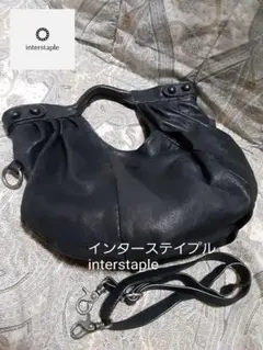 インターステイプル interstaple 2way/斜め掛けショルダーバッグ