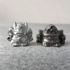 SDガンダムシリーズ　ダイキャストガン消し金属製　メタルフィギュア2体セット