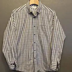 SIMPLE LIFE シンプルライフ　レナウンチェック柄 長袖シャツ ゴルフＬ