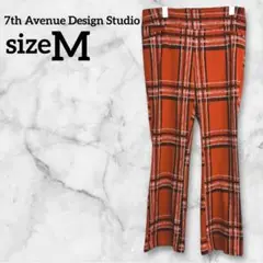 7th Avenue Design Studio【M】フレアパンツ 赤 海外古着