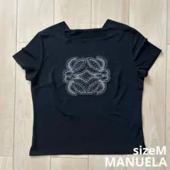 MANUELA スクエアネックカットソー サイズM