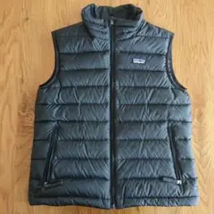 パタゴニア ダウンベスト ブラック キッズ BOYS M 130~140