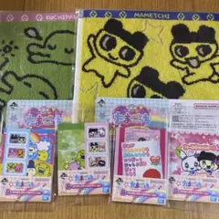 たまごっち 一番くじ E賞 ハンドタオル G賞 ステーショナリー 6個セット