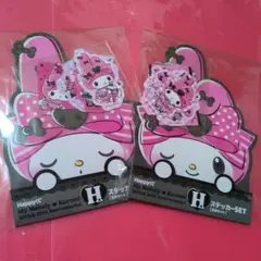◎ハッピーくじアニバーサリークロミ＆マイメロ　ステッカーセット