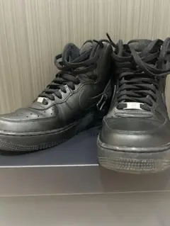 Nike Air Force 1 ブラック ハイカット　エアフォース1 黒