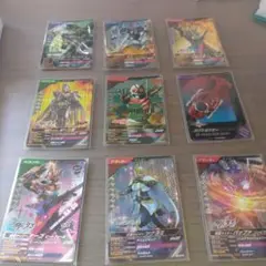 仮面ライダー トレーディングカード 9枚セット
