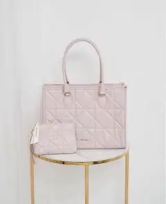 Rosé Muse quilting tote L