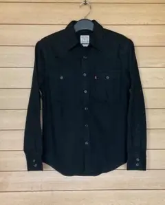 リーバイス　BARSTOW　ウエスタンシャツ　黒　S