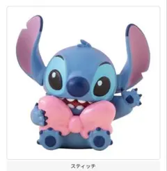 ディズニーキャラクター　Withリボン　スティッチ ガチャガチャ