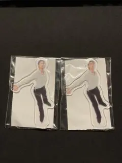 羽生結弦　ロッテ アクリルボトルホルダー2個セット