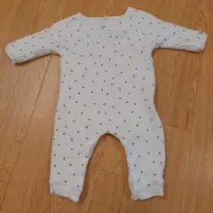 プチバトー　中綿ロンパース　12m　74cm