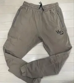 VANQUISH ベージュ ジョガーパンツ ジッパーポケット付き
