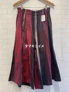 未使用タグ付 タマキニイメ ワイドパンツ ショート L 2020購入 綿100