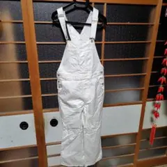 値下げ　COLZA ホワイト オーバーオール　 Mサイズ