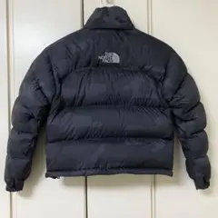 希少 ノースフェイス ヌプシ ダウンジャケット ネイビーブラック カモ xs