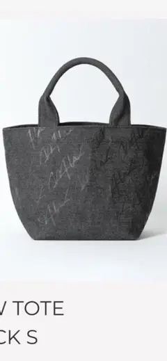 WTW トートバッグ　ブラックデニム　S