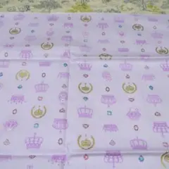 はぎれ☆生地☆布☆王冠☆ティアラ☆宝石☆香水☆巾×50cm