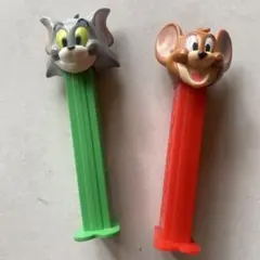 トムとジェリー PEZ ペッツディスペンサー 2個セット 8/31迄