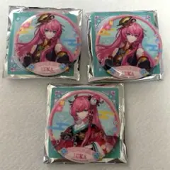 巡音ルカ　陰陽師本格幻想RPG　初音ミク　コラボ　海外限定　缶バッジ　3点セット