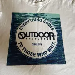 OUTDOOR 白Tシャツ M グレー迷彩柄Tシャツ 2枚セット